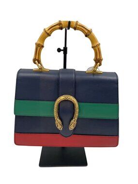 Gucci Handbag Dionysus Bamboo Leather Blue